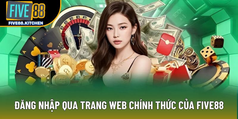 Đăng nhập qua trang web chính thức của Five88